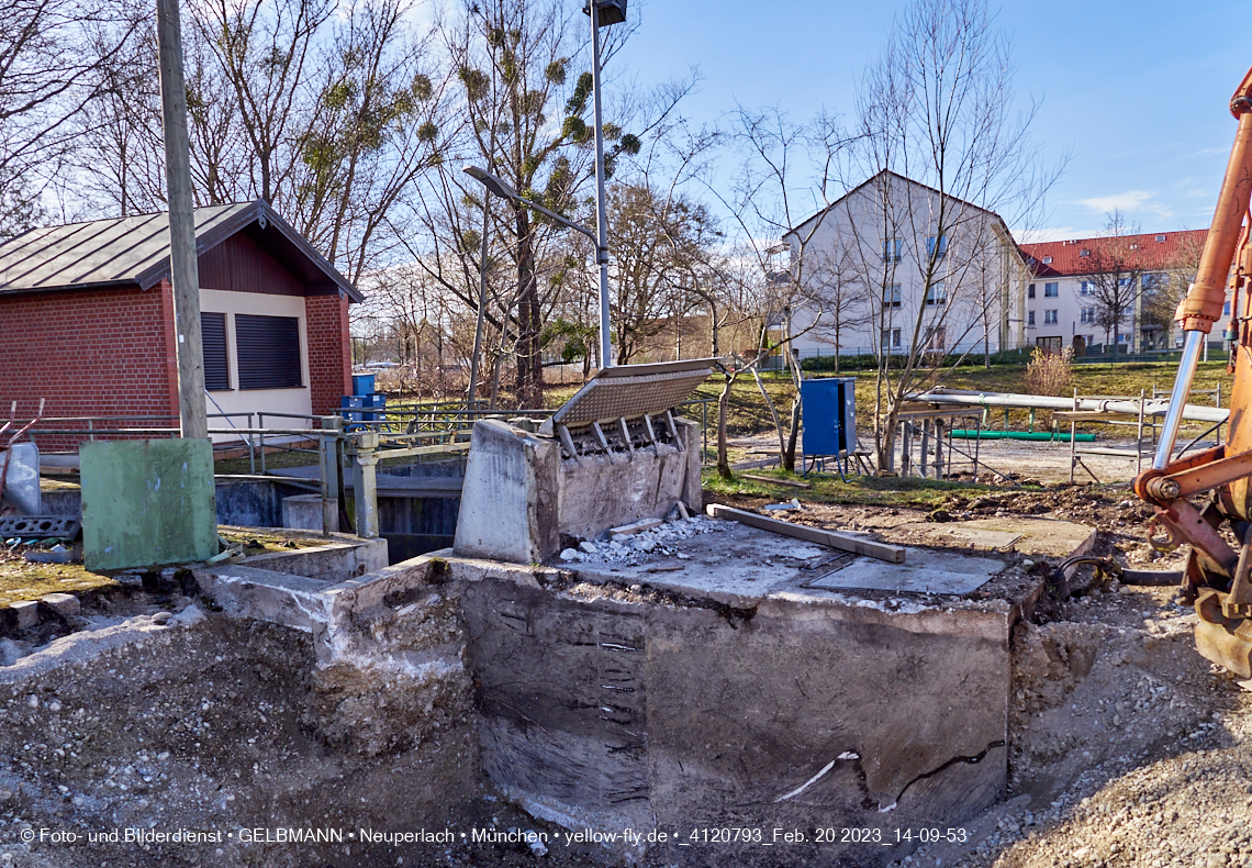 20.20.2023 - der 'verschwundene' Hachinger Bach in Berg am Laim